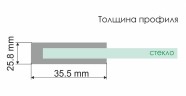 Душевая дверь WasserKRAFT Weser 90 78F04 профиль Хром стекло прозрачное