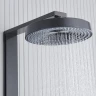 Душевая система Black&White Gravity GH-9005-GM 9005GM с термостатом цвет Gun Metal