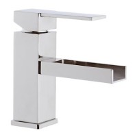 Смеситель для раковины Remer Qubica Cascata QC11 Хром на столешницу
