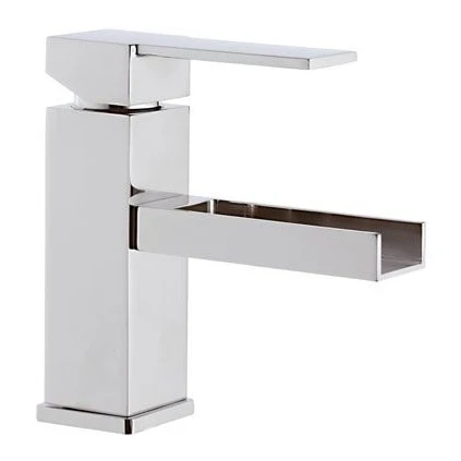 Смеситель для раковины Remer Qubica Cascata QC11 Хром на столешницу