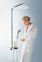 Душевая система Hansgrohe Raindance E 27112400 Белая Хром нержавеющая сталь на стену