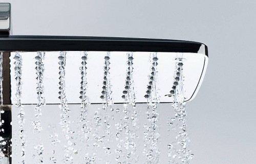 Душевая система Hansgrohe Raindance E 27112400 Белая Хром нержавеющая сталь на стену