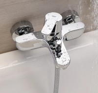Смеситель для ванны Grohe Get 32887000 Хром латунь на стену однорычажный