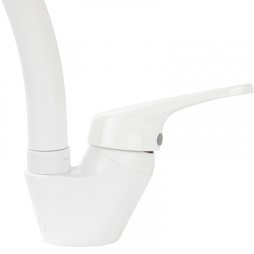 Смеситель для кухни Kaiser County 55244-4 Белый глянцевый латунь