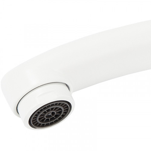 Смеситель для кухни Kaiser County 55244-4 Белый глянцевый латунь