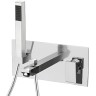 Смеситель для ванны Remer Q-Design QD04 Хром латунь встраиваемый