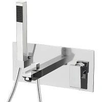 Смеситель для ванны Remer Q-Design QD04 Хром латунь встраиваемый