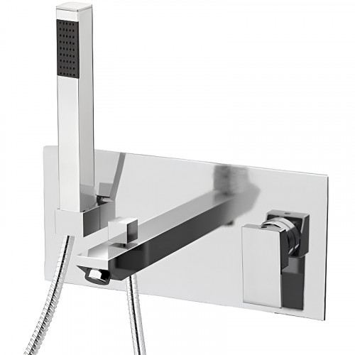 Смеситель для ванны Remer Q-Design QD04 Хром латунь встраиваемый