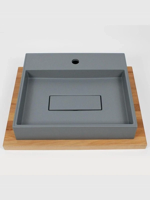 Раковина Uperwood Tanos Quartz 50 291030049 цвет Бетон