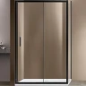 Душевой уголок Vincea Garda 150x100 VSR-1G1015CLB профиль Черный стекло прозрачное