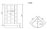 Душевая кабина Timo Standart 100х100 T-6600SF без гидромассажа