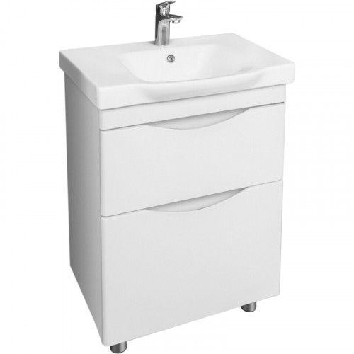 Тумба под раковину AM.PM Like 65 M80FSX0652WG Белая МДФ / ЛДСП