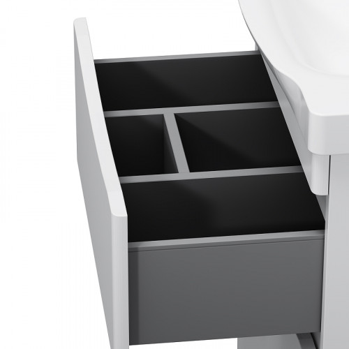 Тумба под раковину AM.PM Like 65 M80FSX0652WG Белая МДФ / ЛДСП