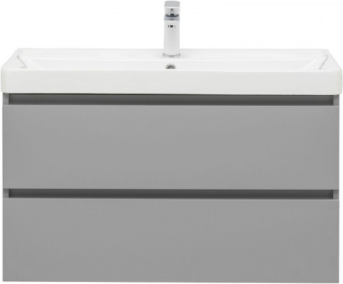 Тумба с раковиной Aquanet Вега 2.0 90 344748 подвесная цвет Мисти грин