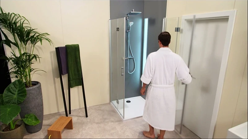 Душевая система Hansgrohe Crometta 27271000  с термостатом Хром латунь на стену