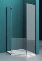 Душевой уголок BelBagno Kraft 100х100 KRAFT-P-1-100-C-Cr-L профиль Хром стекло прозрачное