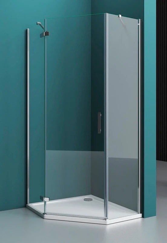 Душевой уголок BelBagno Kraft 100х100 KRAFT-P-1-100-C-Cr-L профиль Хром стекло прозрачное