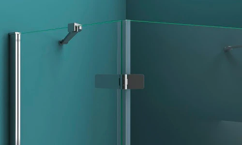 Душевой уголок BelBagno Kraft 100х100 KRAFT-P-1-100-C-Cr-L профиль Хром стекло прозрачное