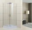 Душевой уголок BelBagno Uno 85х85 UNO-195-R-2-85-C-Cr профиль Хром стекло прозрачное