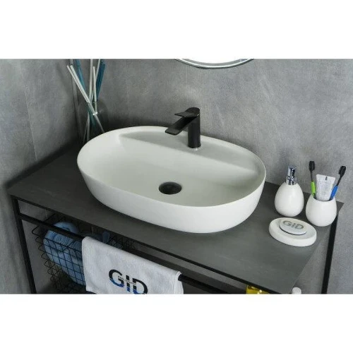Раковина Gid Lago Wm1346 61 51192 цвет Белый матовый
