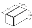 Тумба Ideal Standard Adapto 25 U8419WG подвесная цвет Белый