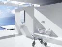 Комплект унитаза с инсталляцией Roca Meridian 7893104110 с сиденьем Микролифт и клавишей смыва Хром