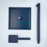 Душевая система ALMAes Weber TVZ-0808 Черная матовая латунь встраиваемый