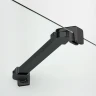 Душевой уголок New Trendy New Soleo Black 110х70 K-0685 профиль Черный стекло прозрачное