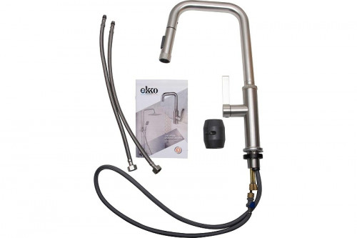 Смеситель для кухни Ekko E6002-5 цвет Серый