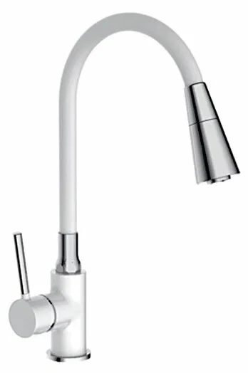 Смеситель для кухни Frap H44-8 F4044-8 Белый Хром латунь