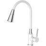 Смеситель для кухни Frap H44-8 F4044-8 Белый Хром латунь