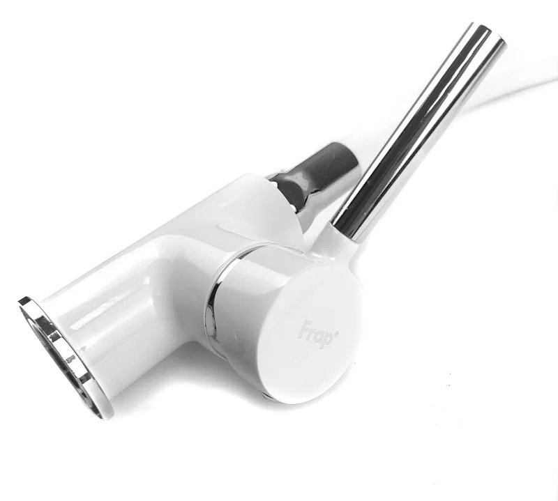 Смеситель для кухни Frap H44-8 F4044-8 Белый Хром латунь