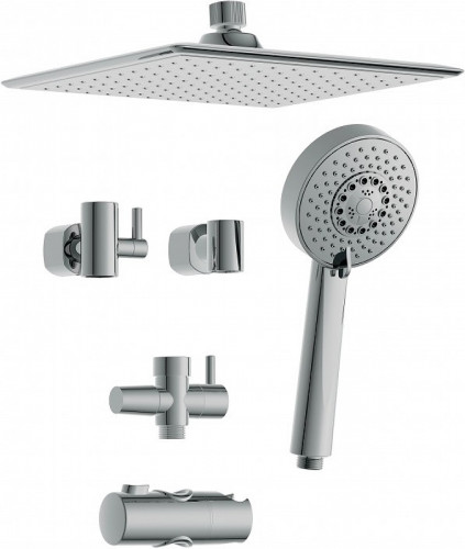 Душевая система Cersanit Neno 63477 Хром нержавеющая сталь на стену
