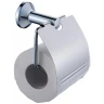 Держатель туалетной бумаги CeramaLux Fleur 78307 с крышкой Хром