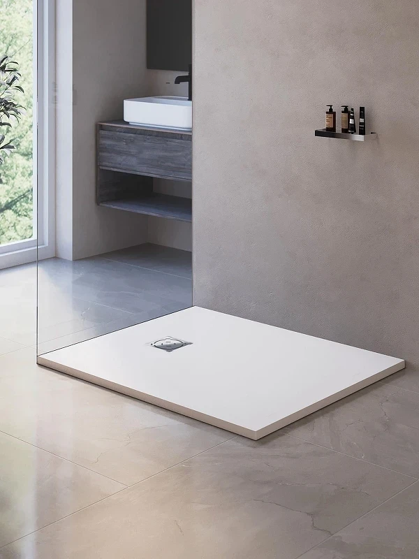 Душевой поддон из искусственного камня RGW Stone Tray (Стоун Трей) ST-W 100х90 16152910-001 цвет Белый