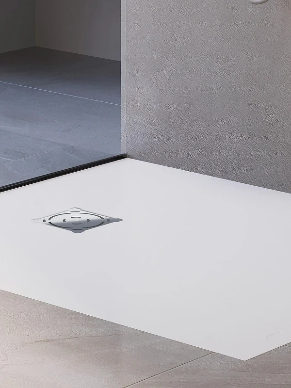 Душевой поддон из искусственного камня RGW Stone Tray (Стоун Трей) ST-W 100х90 16152910-001 цвет Белый