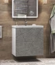 Тумба с раковиной Vigo Geometry 60 tn.bsf.GEO.COM.60.2Y бетон-com цвет Бетон Белый
