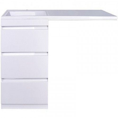 Тумба под раковину Style Line Даллас 100 АА00-000069 Белый глянец МДФ / ЛДСП