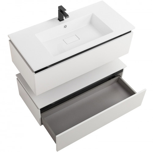 Тумба Cezares Slider 100 SLIDER-1000-1C-PI-BO Bianco Opaco МДФ / ЛДСП