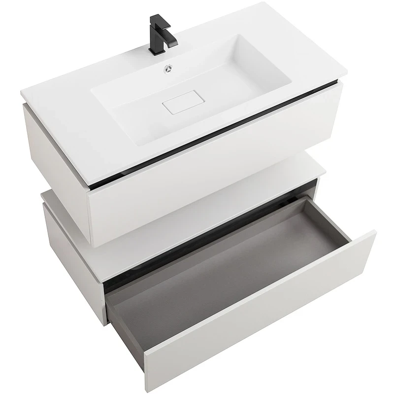Тумба Cezares Slider 100 SLIDER-1000-1C-PI-BO Bianco Opaco МДФ / ЛДСП