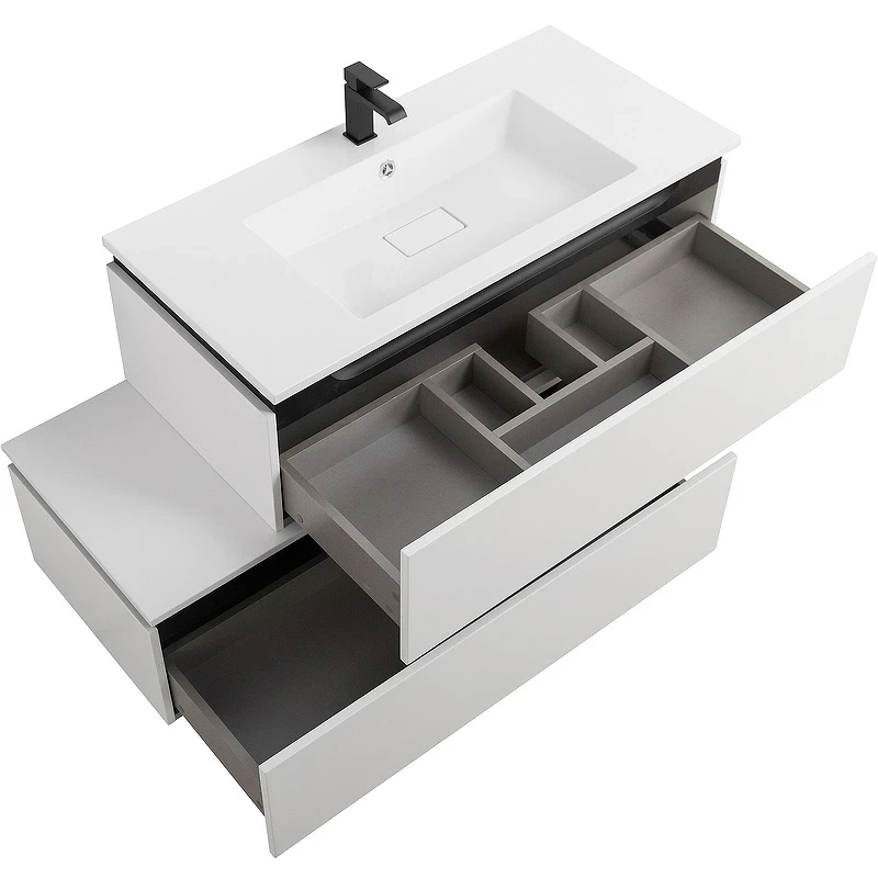 Тумба Cezares Slider 100 SLIDER-1000-1C-PI-BO Bianco Opaco МДФ / ЛДСП
