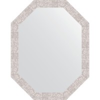 Зеркало Evoform Octagon 72x92 BY 7100 в багетной раме - Соты алюминий 70 мм стекло