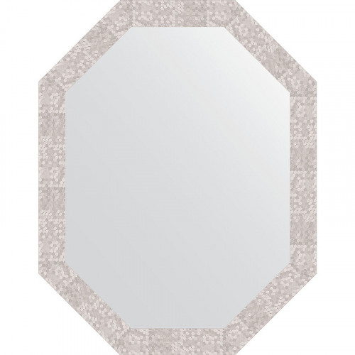 Зеркало Evoform Octagon 72x92 BY 7100 в багетной раме - Соты алюминий 70 мм стекло