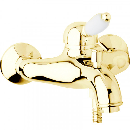 Смеситель для ванны Cezares Elite ELITE-VM-03/24-Bi Золото 24 карат латунь на стену