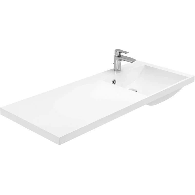 Раковина Aquanet Нота 120 R NEW 239568 с местом под стиральную машину Белая