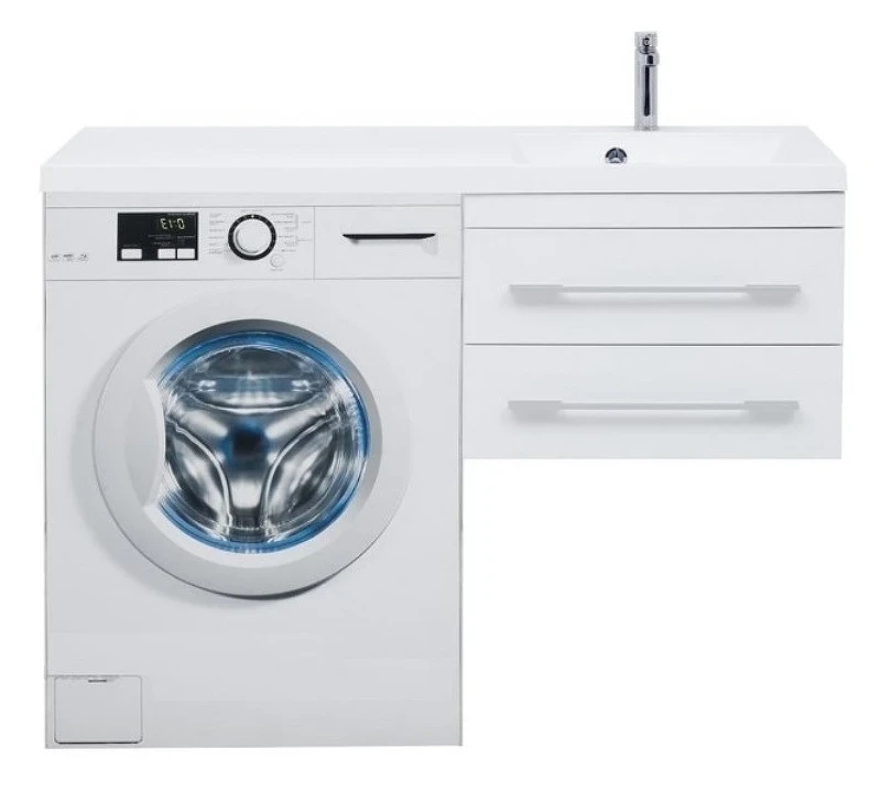 Раковина Aquanet Нота 120 R NEW 239568 с местом под стиральную машину Белая