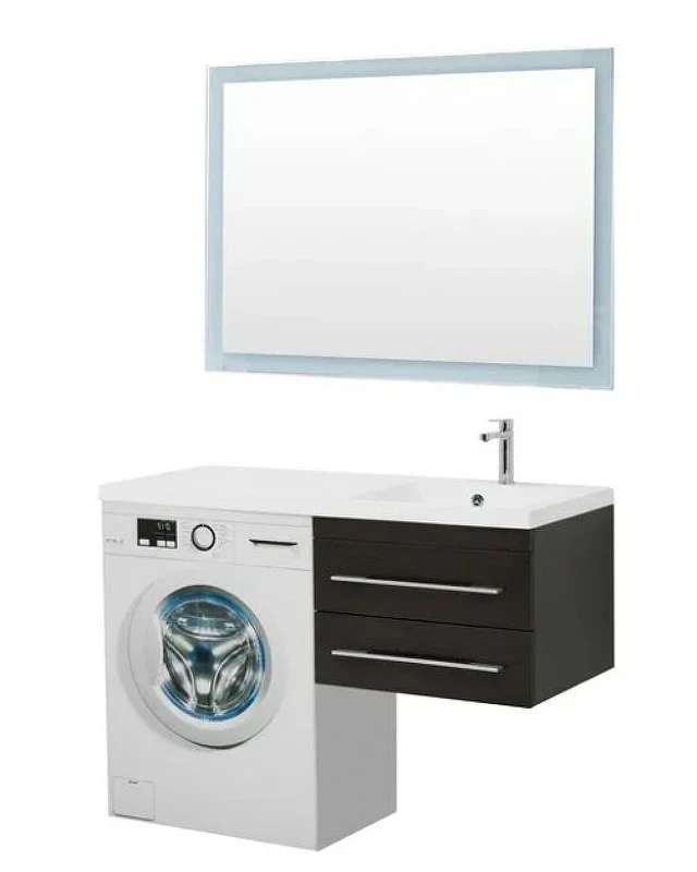 Раковина Aquanet Нота 120 R NEW 239568 с местом под стиральную машину Белая