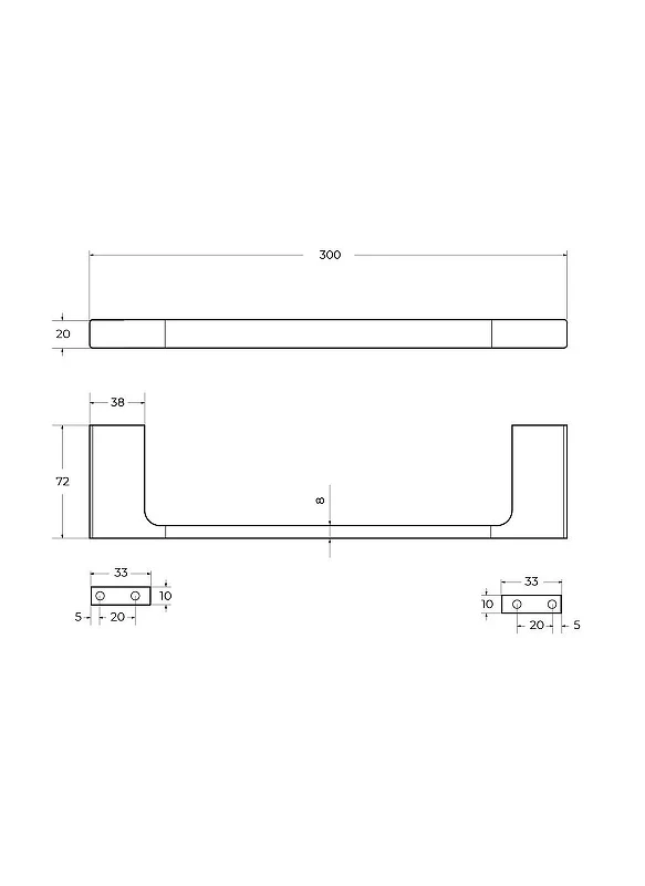 Полотенцедержатель Cezares Движение (Slider) SLIDER-TH-30-GM цвет Оружейная сталь