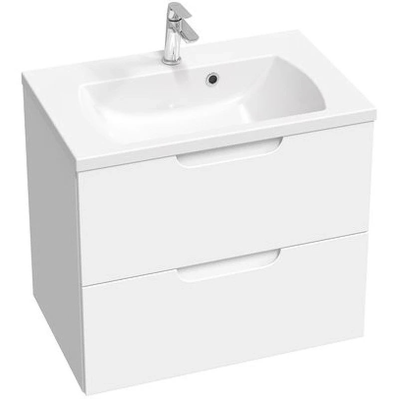 Тумба под раковину Ravak SD Classic II 70 X000001478 подвесная Белая МДФ / ЛДСП