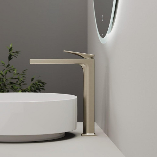 Смеситель для раковины Kludi Decus 54298N575 цвет Никель брашированный